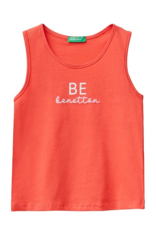 Camisola de alças - Coral