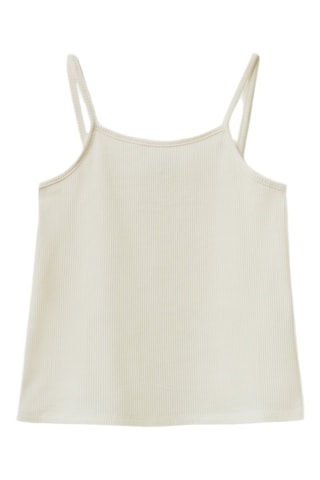 Camisola de alças - Branco