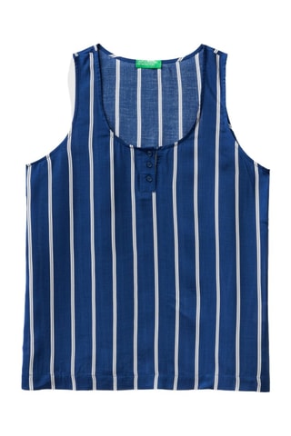 Camisola de alças - Azul
