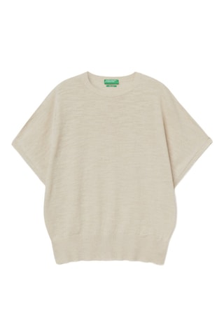 Camisola em linho - Bege