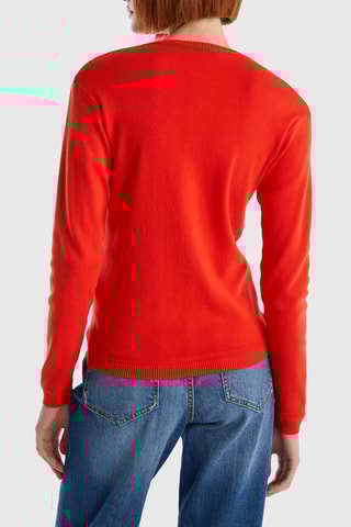 Casaco de malha - Vermelho
