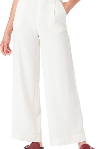 Pantalon palazzo en lin - Ecru