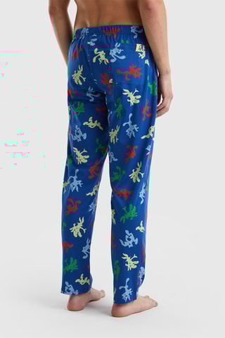 Calças de pijama Azul-real