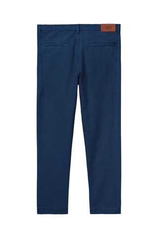 Calças direitas 7/8 Azul-marinho
