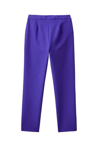Calças corte cigarro 7/8 cintura subida Violeta