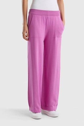 Calças wide legs - Rosa