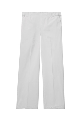 Calças wide legs - Cru
