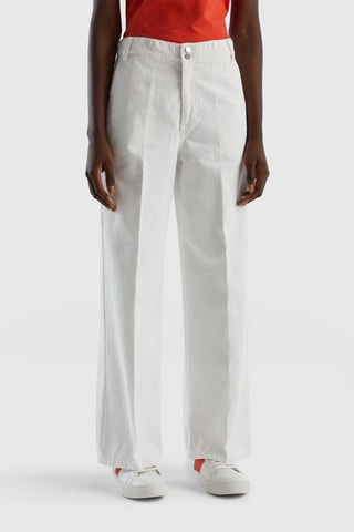 Calças wide legs - Branco