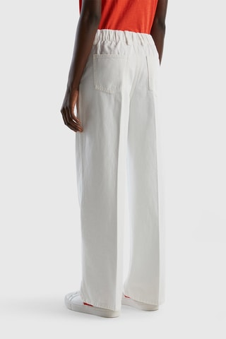 Calças wide legs - Branco