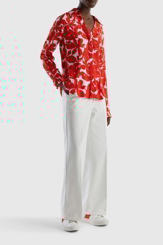 Calças wide legs - Branco
