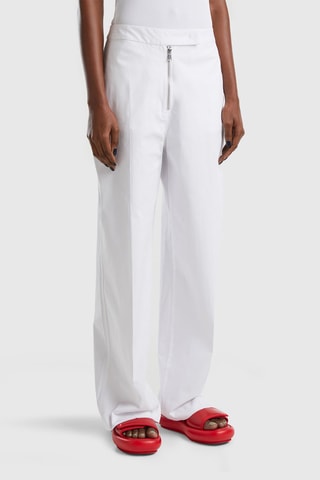 Calças wide legs - Branco