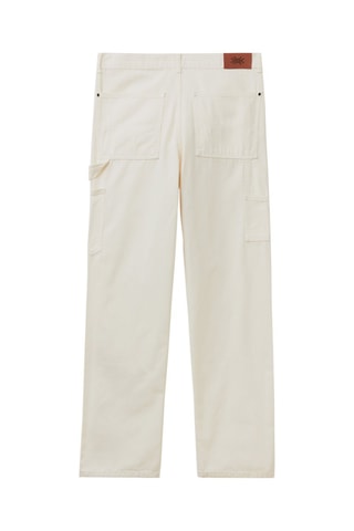 Calças cargo Branco