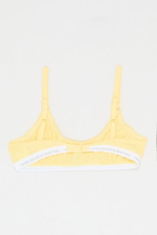 2 soutiens desportivos - Amarelo e branco