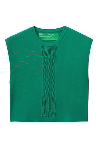 Crop top sem mangas - Verde