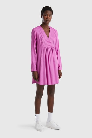 Vestido estilo patinadora Rosa