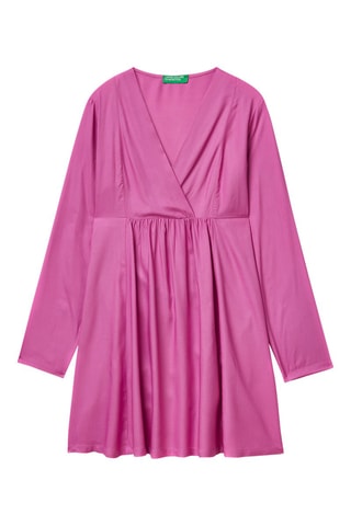 Vestido estilo patinadora Rosa