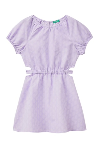 Vestido em linho Malva
