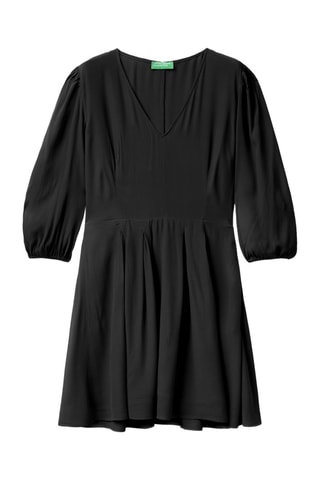 Vestido estilo patinadora Preto