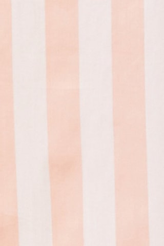 Vestido direito Branco e salmão