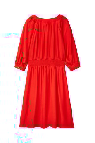 Vestido midi Vermelho