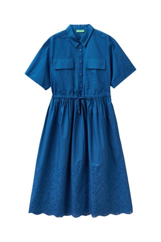Vestido midi Azul-real