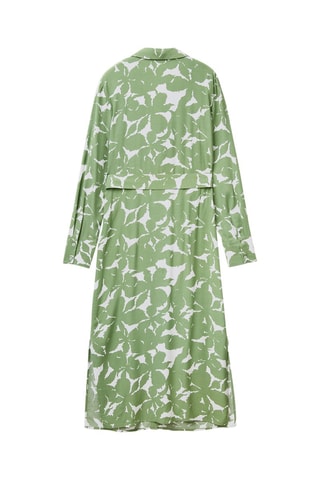 Vestido-camisa Verde
