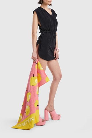 Vestido estilo patinadora - Preto