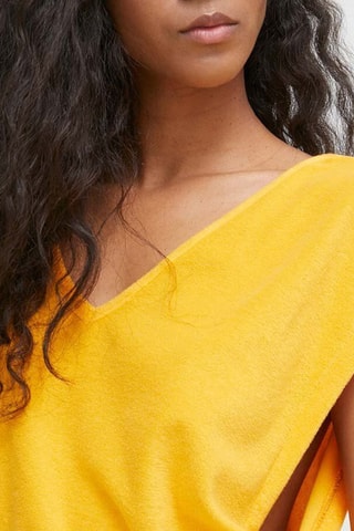 Vestido estilo patinadora - Amarelo