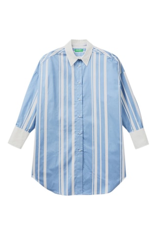 Vestido-camisa - Azul