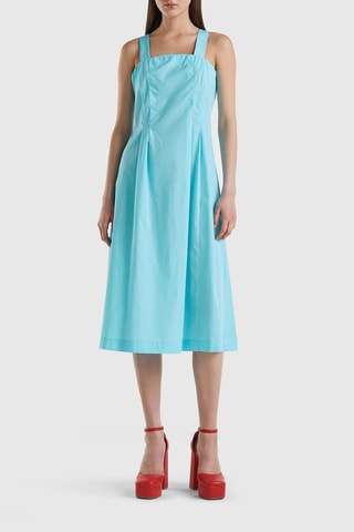 Vestido midi - Azul-claro