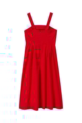 Vestido midi - Vermelho