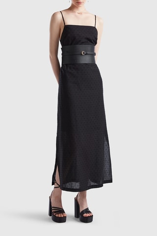 Vestido comprido - Preto