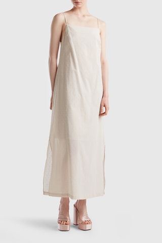 Vestido comprido - Bege