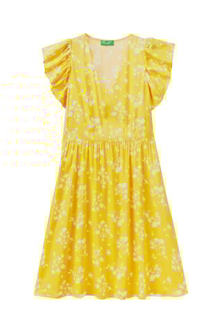 Vestido estilo patinadora - Amarelo