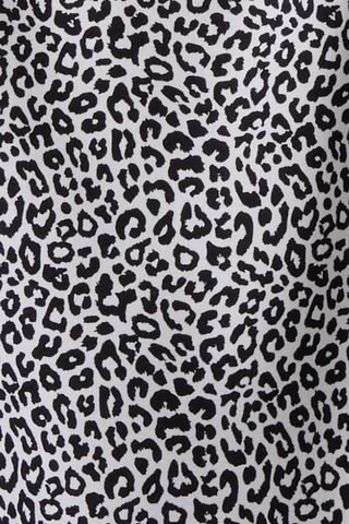 Vestido estilo patinadora - Branco e preto