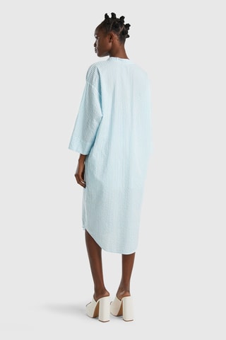 Vestido-camisa - Azul-celeste