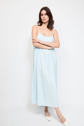 Vestido midi - Azul-celeste