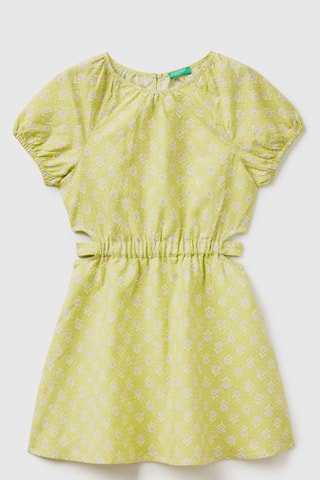 Vestido de linho - Verde-lima