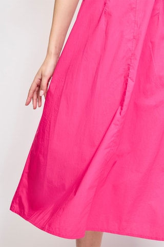 Vestido midi - Fúcsia
