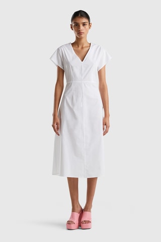 Vestido midi - Branco
