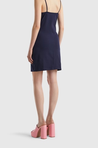 Vestido justo - Azul-escuro