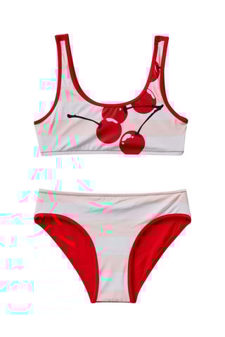 Biquíni - Vermelho e rosa