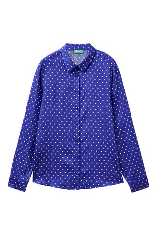 Camisa Índigo e branco