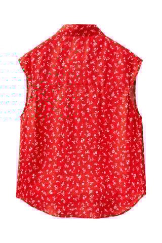 Camisa em linho - Laranja