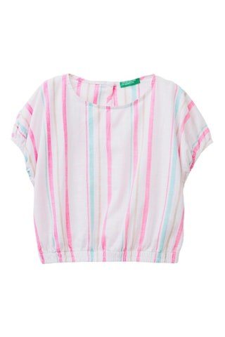 Blusa - Branco e rosa
