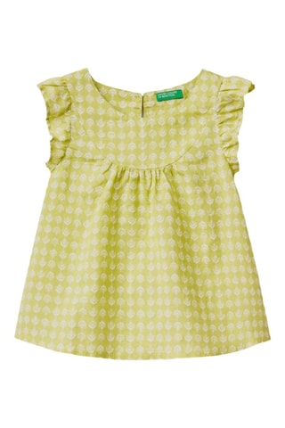Blusa de linho - Verde-lima