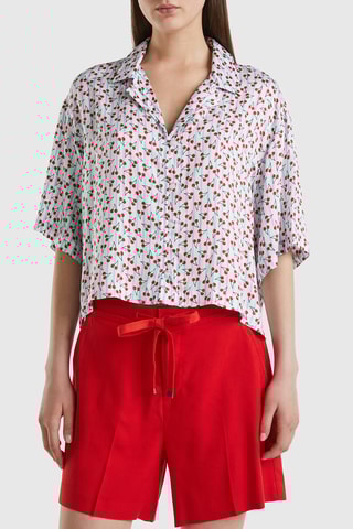 Camisa - Azul e vermelho