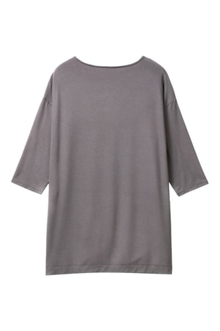 Camisola interior oversize - Cinzento-escuro