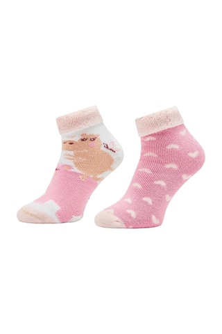 2 pares de meias - Rosa