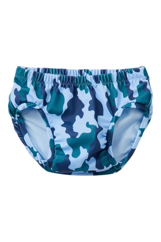 Cueca de banho Azul-celeste